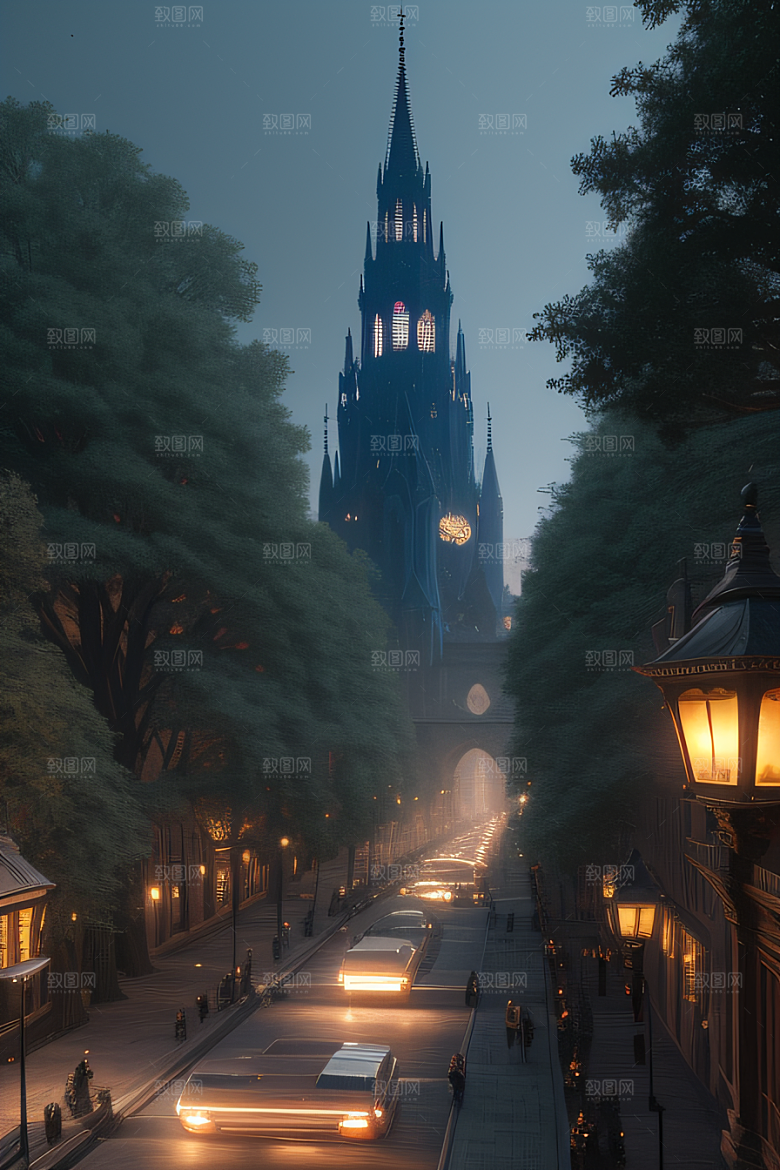 神秘城市的现实主义描绘