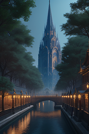 神秘城市的奇幻之旅