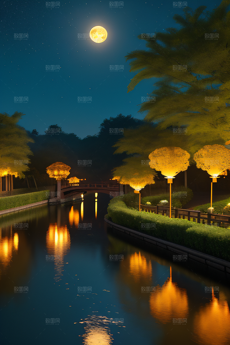 极致精确度江南风格建筑的细节描绘