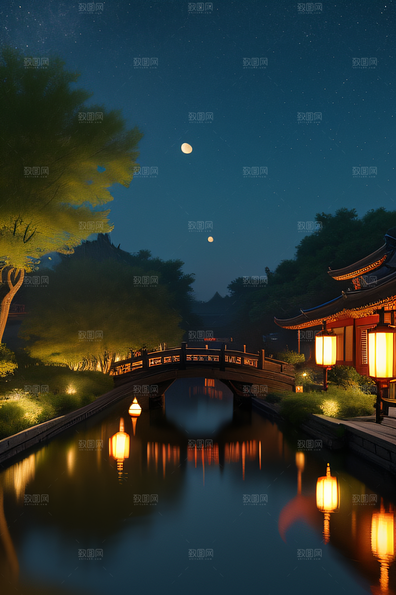 星空奇观闪烁的无数星星