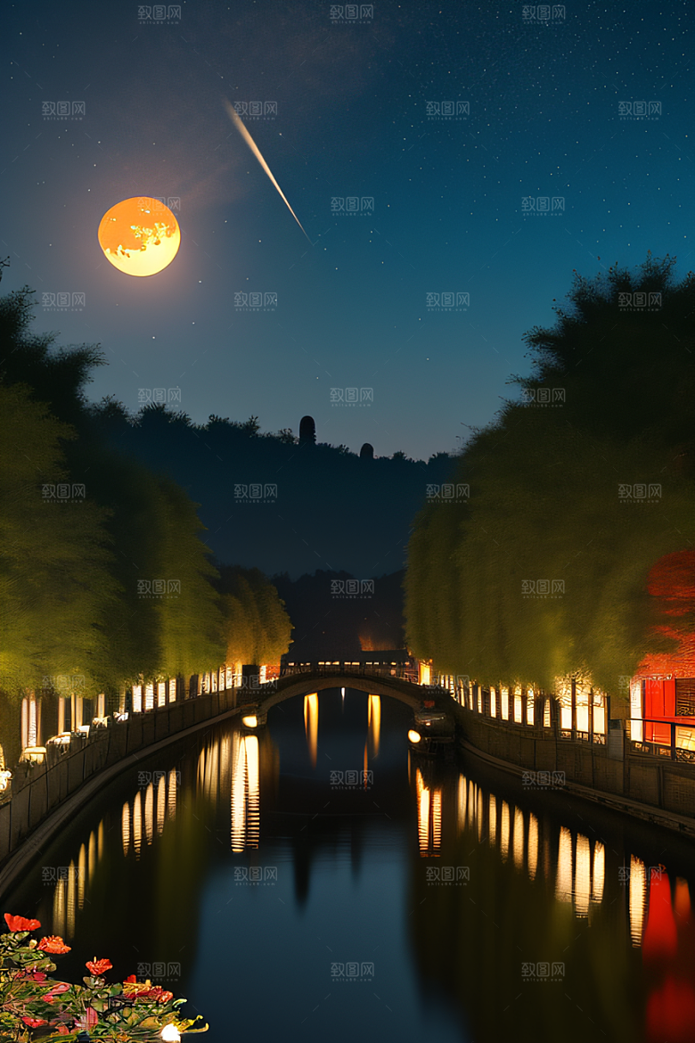 星空奇观闪烁的无数星星
