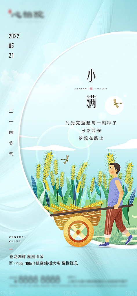 小满 二十四节气海报