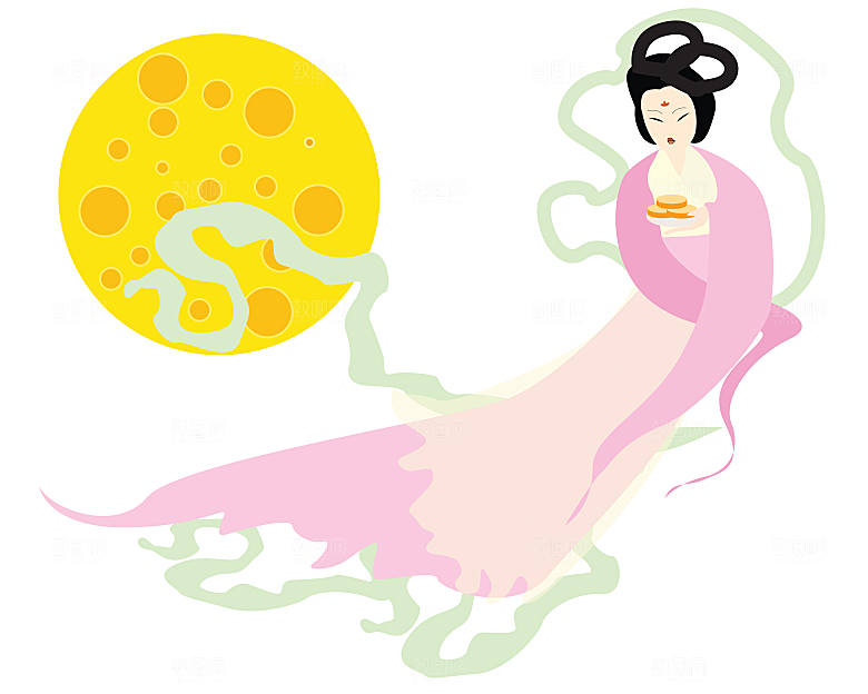 中秋节矢量插画设计素材