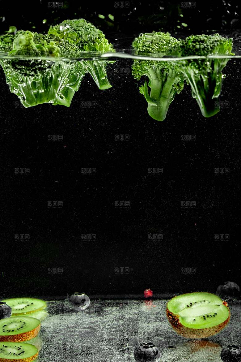 奇异果摄影特写素材