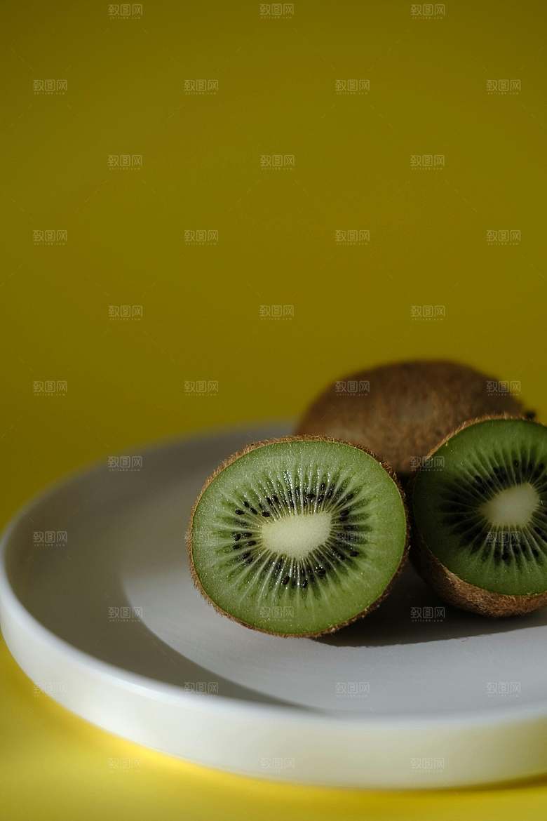奇异果摄影特写素材