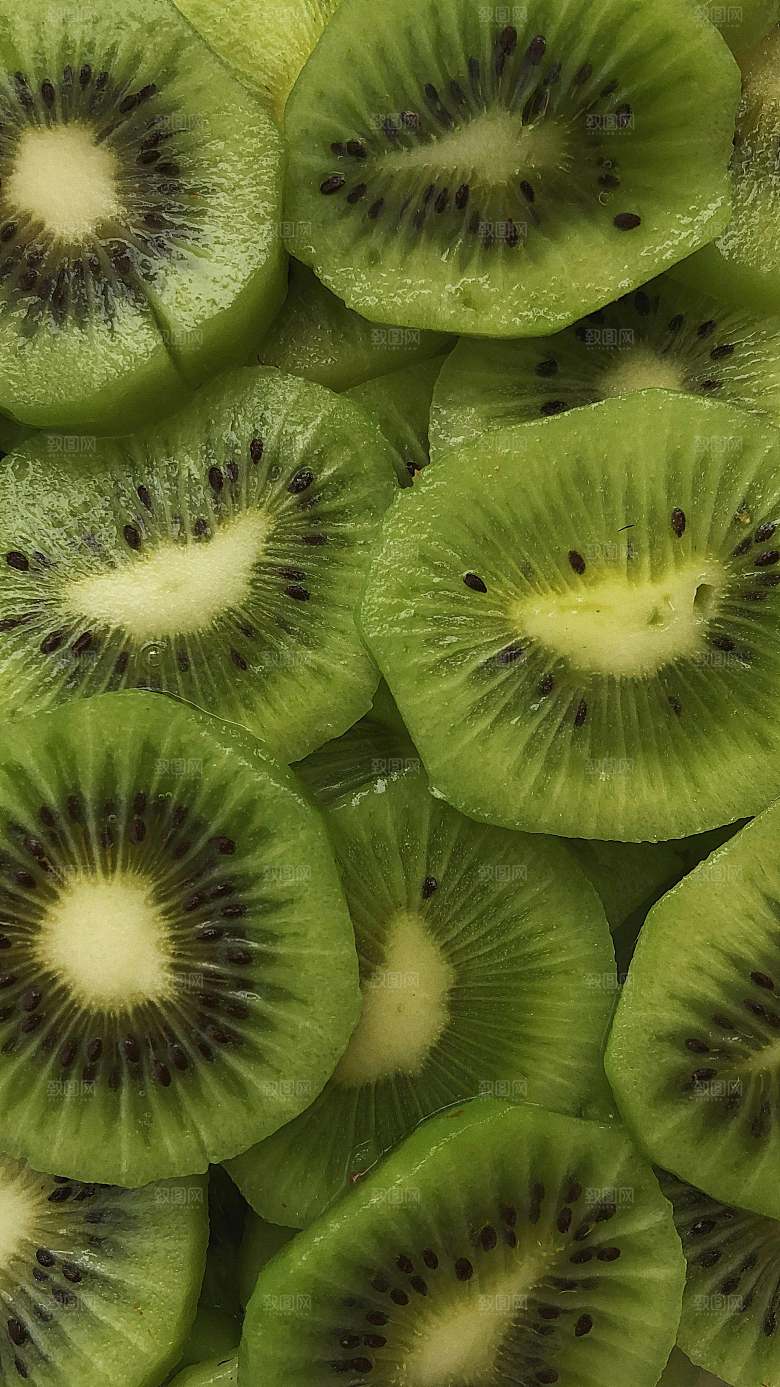 奇异果摄影特写素材
