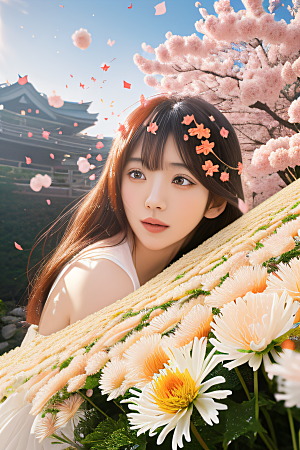 红花倒刺之美忠诚与纯洁的高清日本动画