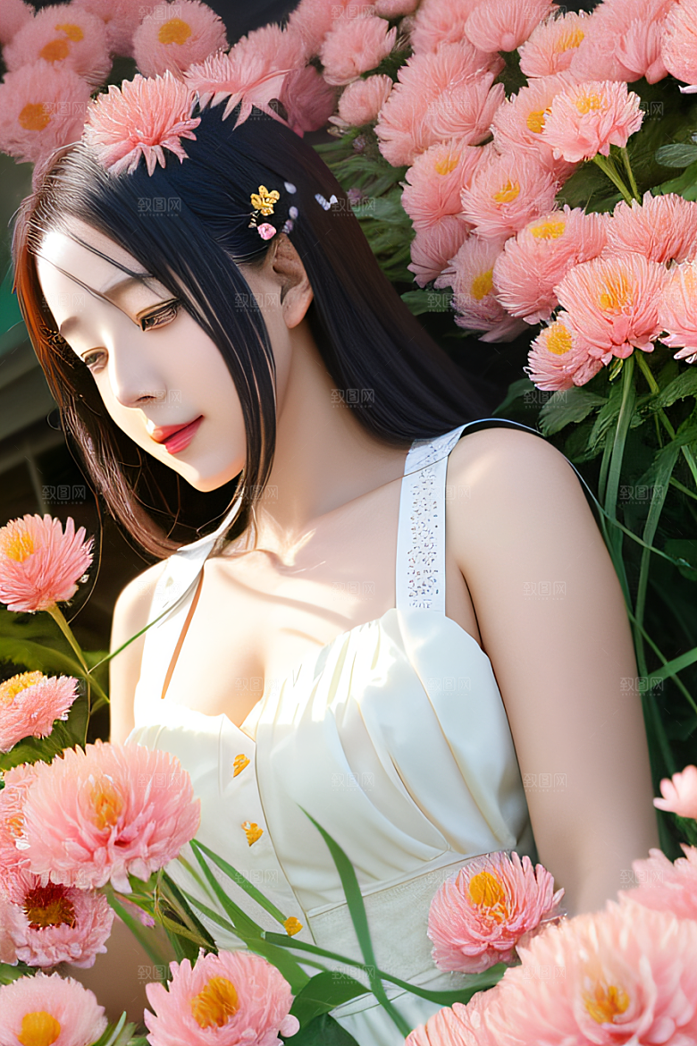 菊花倒刺高清日本动画中的忠诚纯洁之美