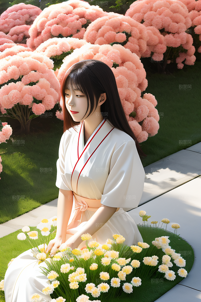 菊花倒刺高清日本动画中的忠诚纯洁之美