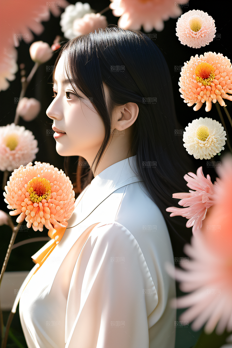 菊花倒刺高清日本动画中的忠诚纯洁之美