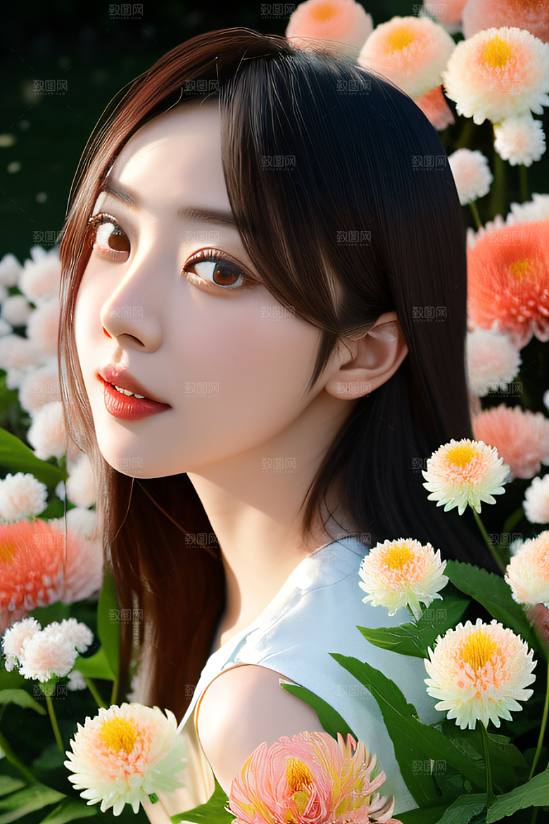 菊花倒刺高清日本动画中的忠诚纯洁之美