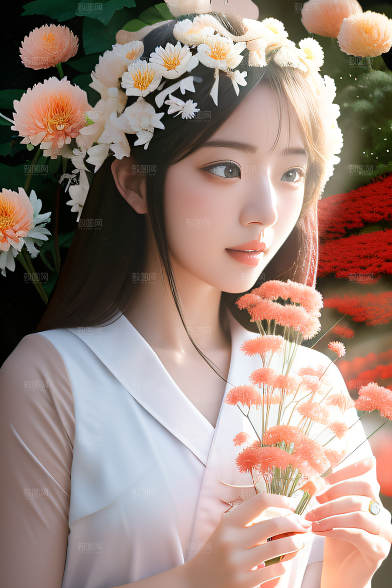 忠诚与纯洁高清日本动画中的红花倒刺之美