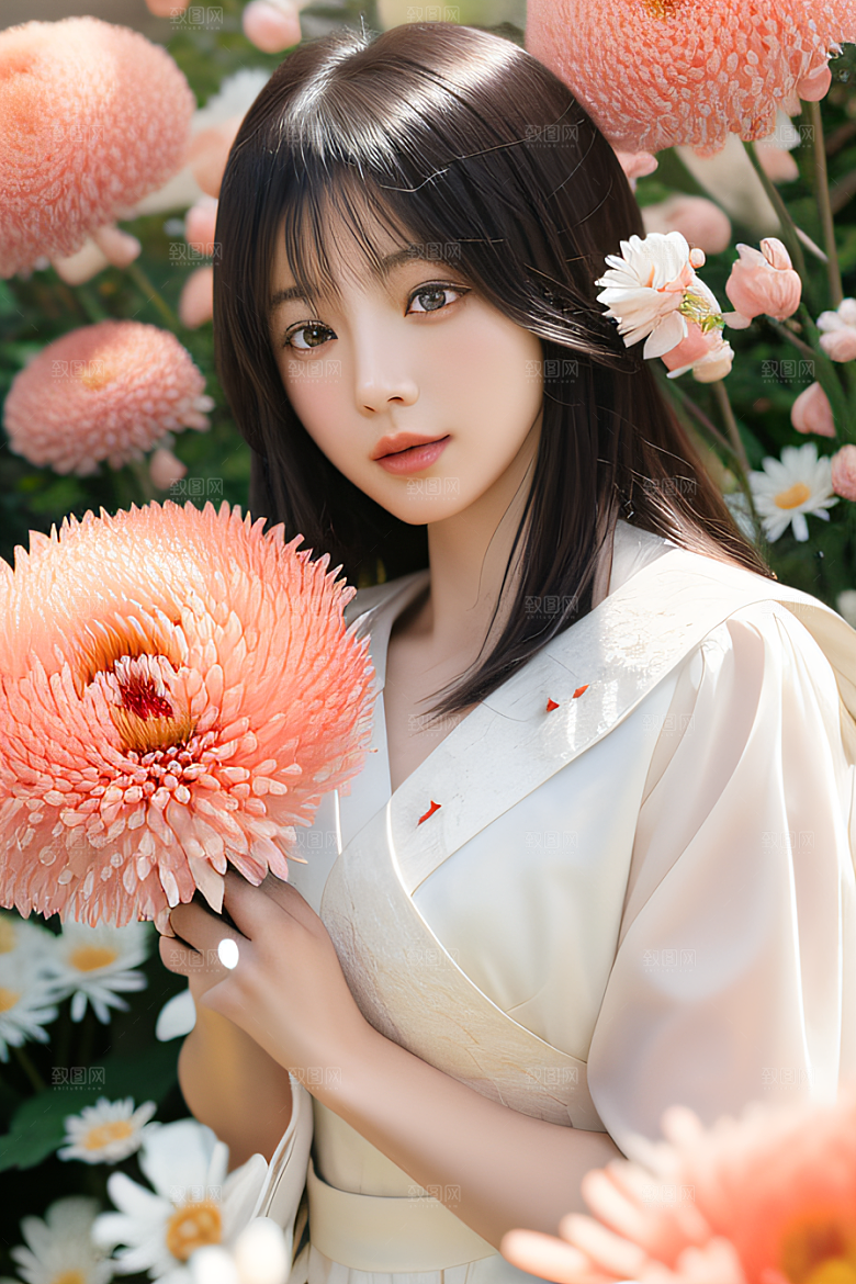 星光菊花忠诚纯洁的高清日本动画之美