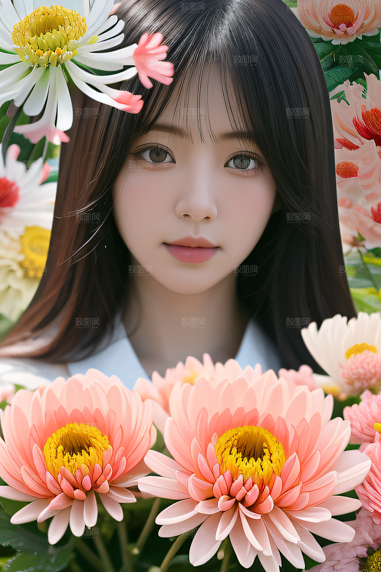 星光菊花忠诚纯洁的高清日本动画之美