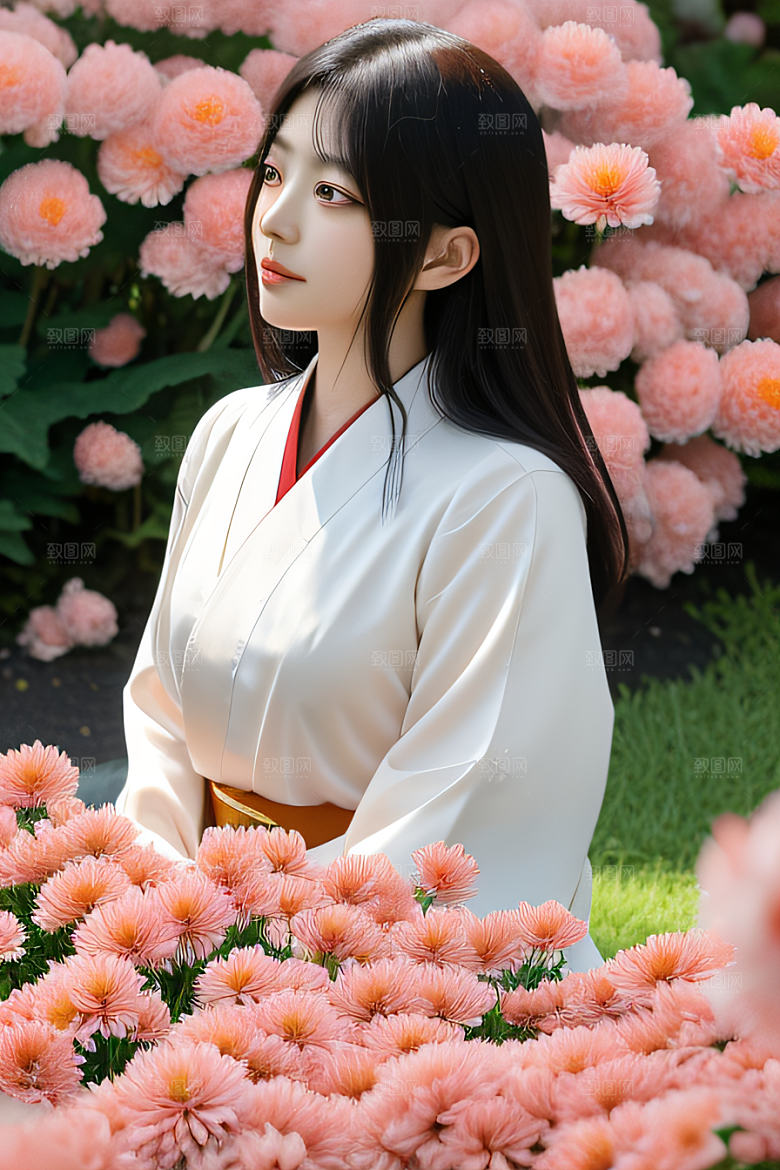 星光菊花忠诚纯洁的高清日本动画之美
