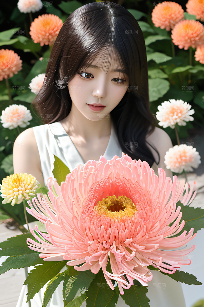 星光菊花忠诚纯洁的高清日本动画之美