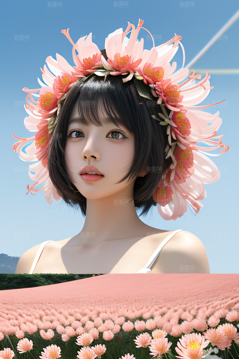 星光菊花忠诚纯洁的高清日本动画之美