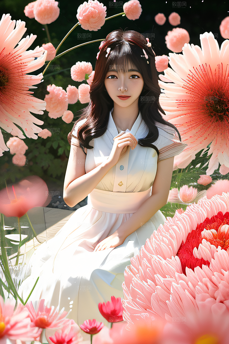 星光菊花忠诚纯洁的高清日本动画之美