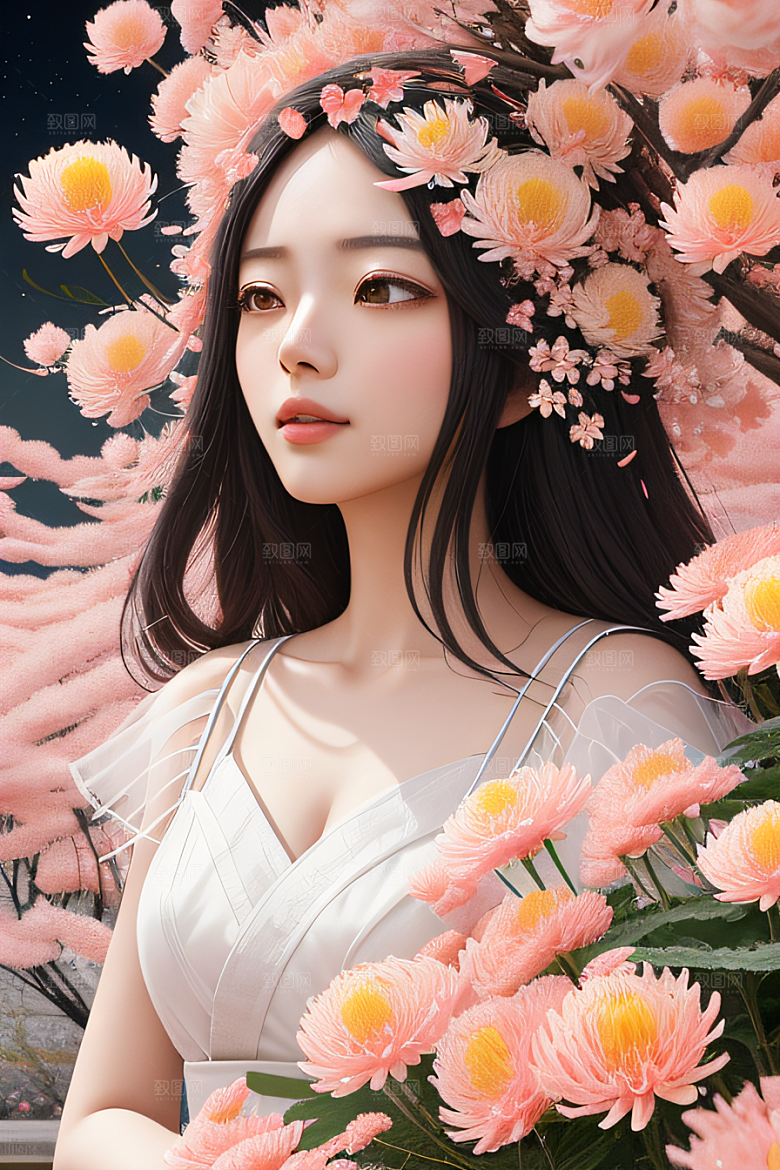 红花倒刺忠诚与纯洁的高清日本动画之美