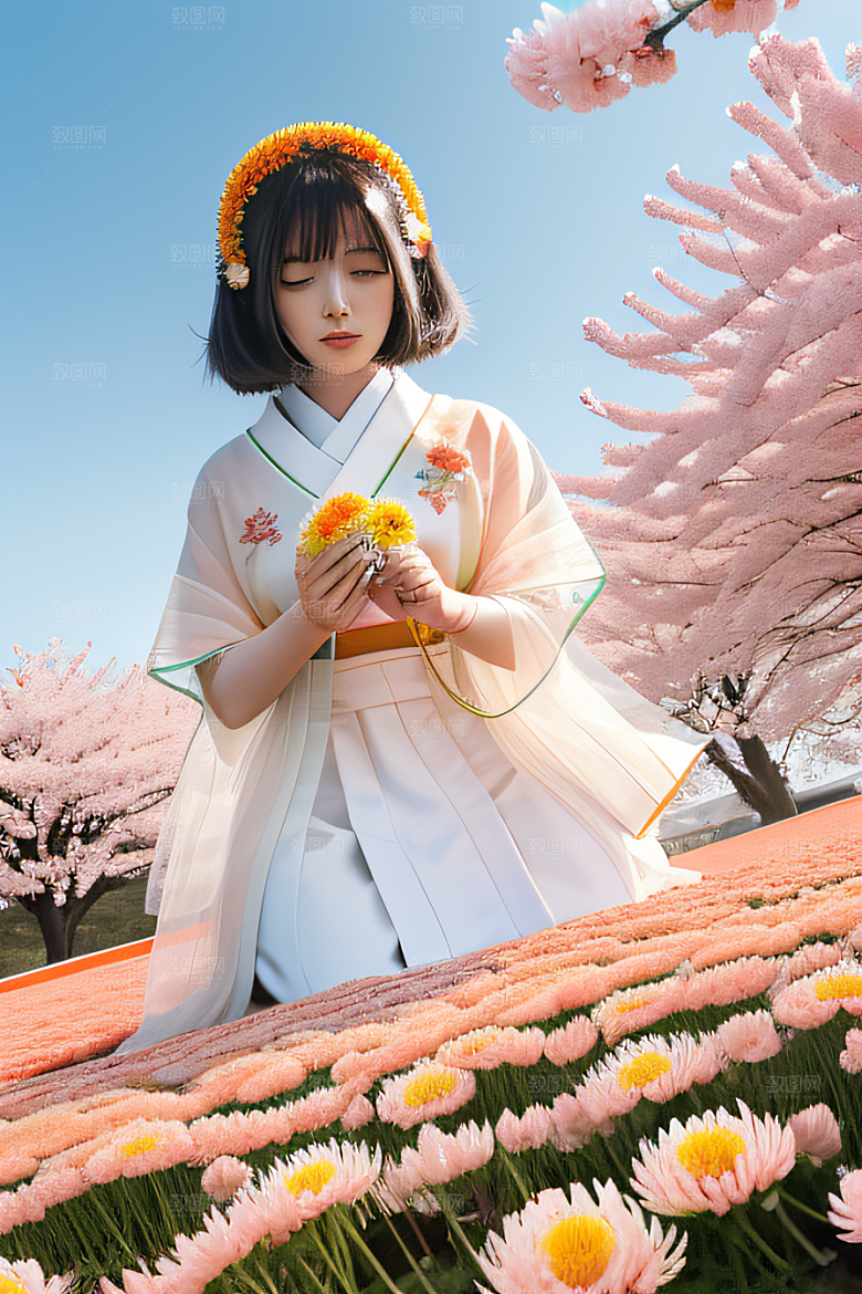 红花倒刺忠诚与纯洁的高清日本动画之美
