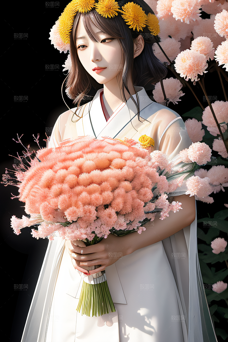 红花倒刺忠诚与纯洁的高清日本动画之美