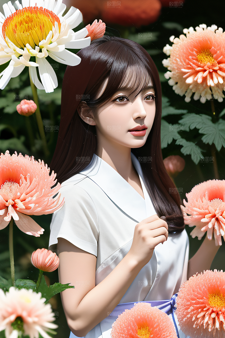 忠诚与纯洁之美高清日本动画中的红花倒刺