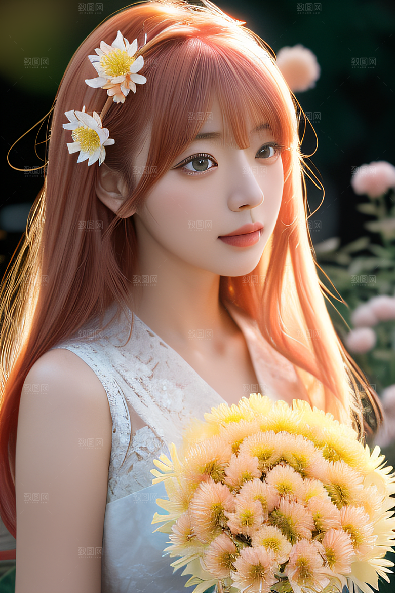 红花倒刺之美忠诚纯洁的高清日本动画