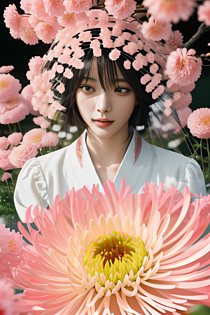 红花倒刺之美忠诚纯洁的高清日本动画