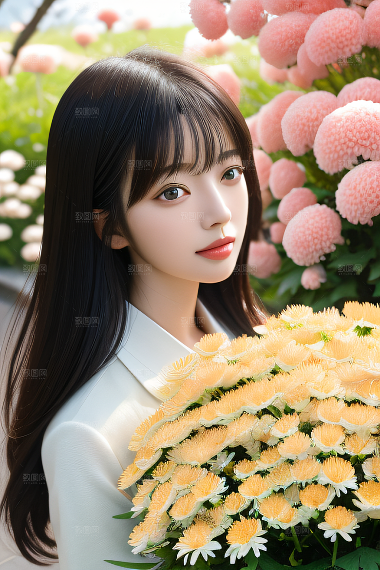 红花倒刺之美忠诚与纯洁的高清日本动画