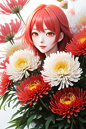 菊花倒刺高清日本动画中的忠诚纯洁之美