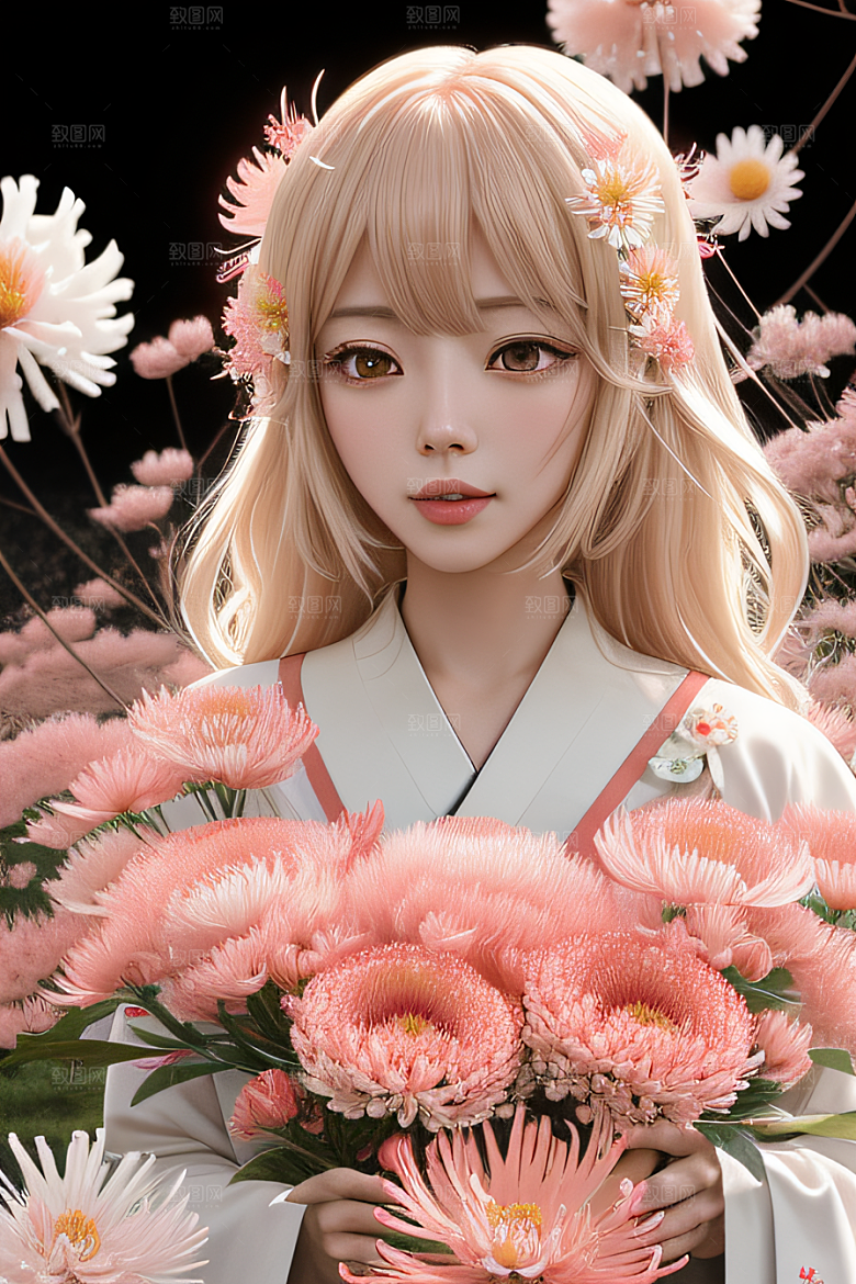 忠诚与纯洁高清日本动画中的红花倒刺之美