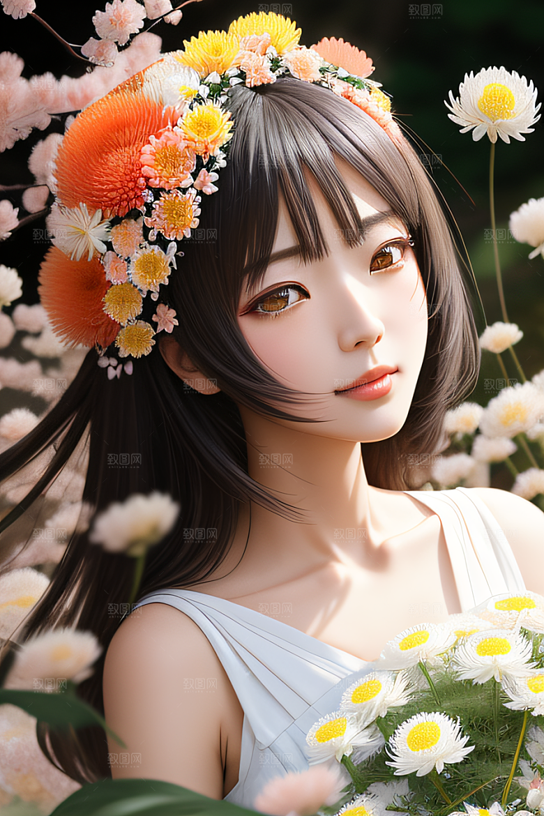 忠诚与纯洁高清日本动画中的红花倒刺之美