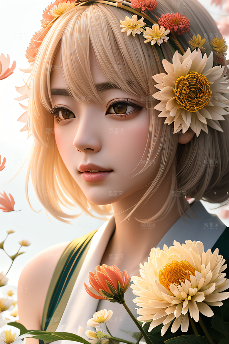 忠诚与纯洁高清日本动画中的红花倒刺之美
