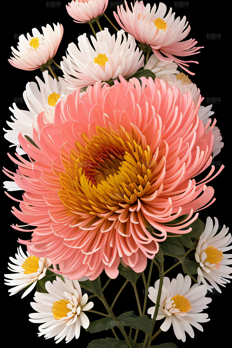 星光菊花忠诚纯洁的高清日本动画之美