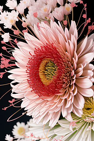 红花倒刺忠诚与纯洁的高清日本动画之美