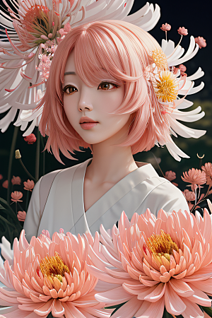 红花倒刺忠诚与纯洁的高清日本动画之美