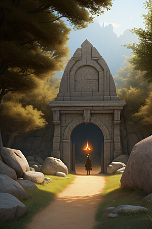 神秘之门揭秘跨维度大门的奇幻秘密