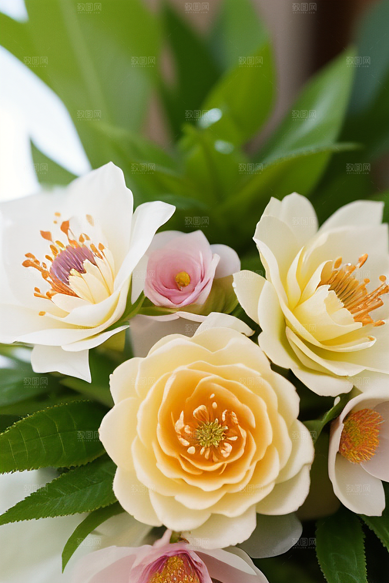 绿瓶插花的艺术之美