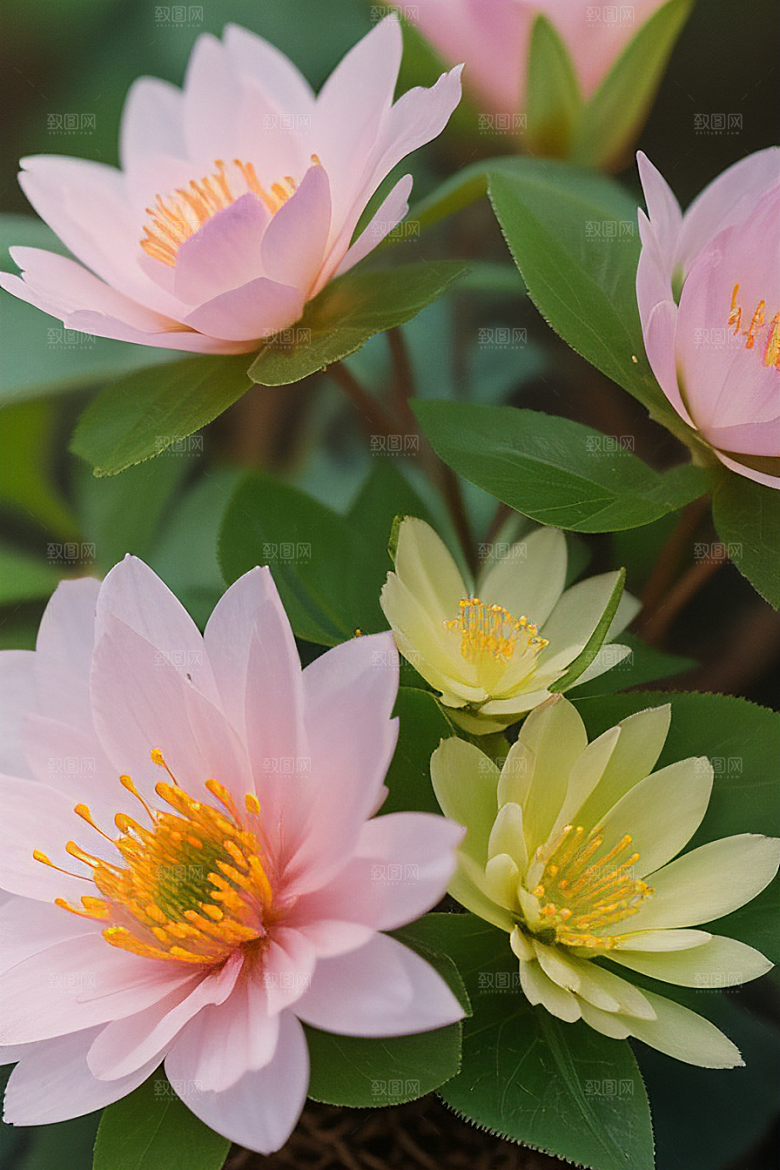 绿瓶插花大自然的精致呈现