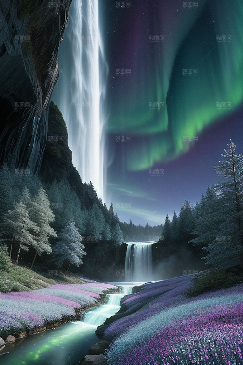 幻幽水晶瀑布星光盛宴