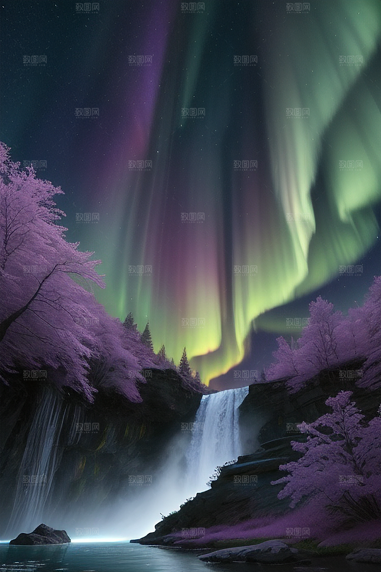 幻幽水晶瀑布星光盛宴