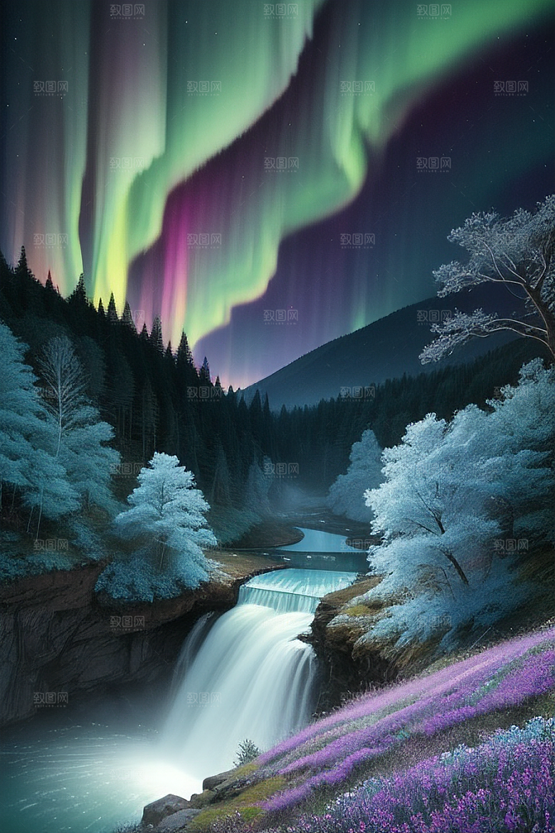 幻幽水晶瀑布星光盛宴