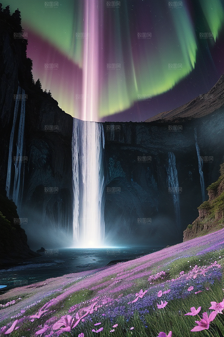 幻幽水晶瀑布星光盛宴