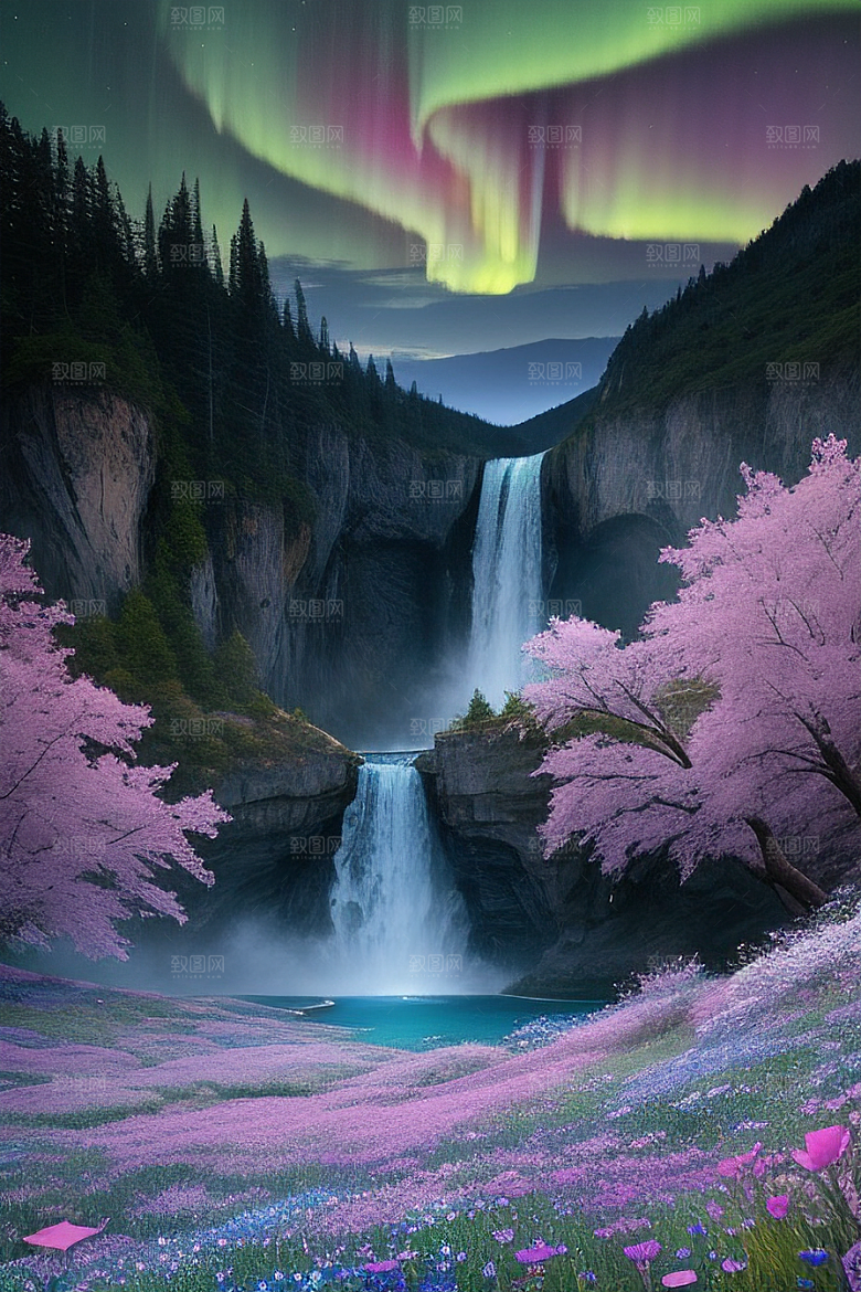 幻幽水晶瀑布星光盛宴