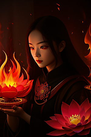 红莲之光透明幻觉