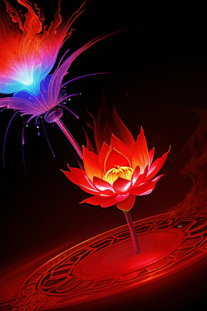 红莲之光透明幻觉