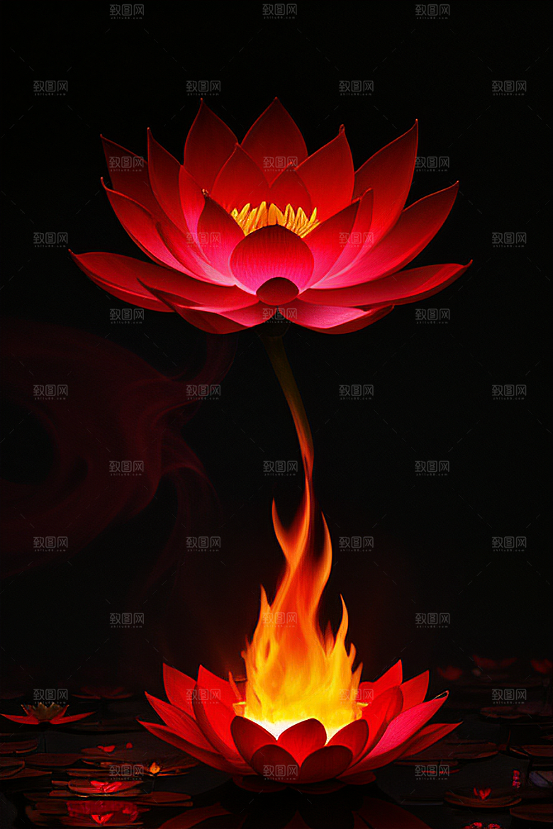 红莲之光透明幻觉
