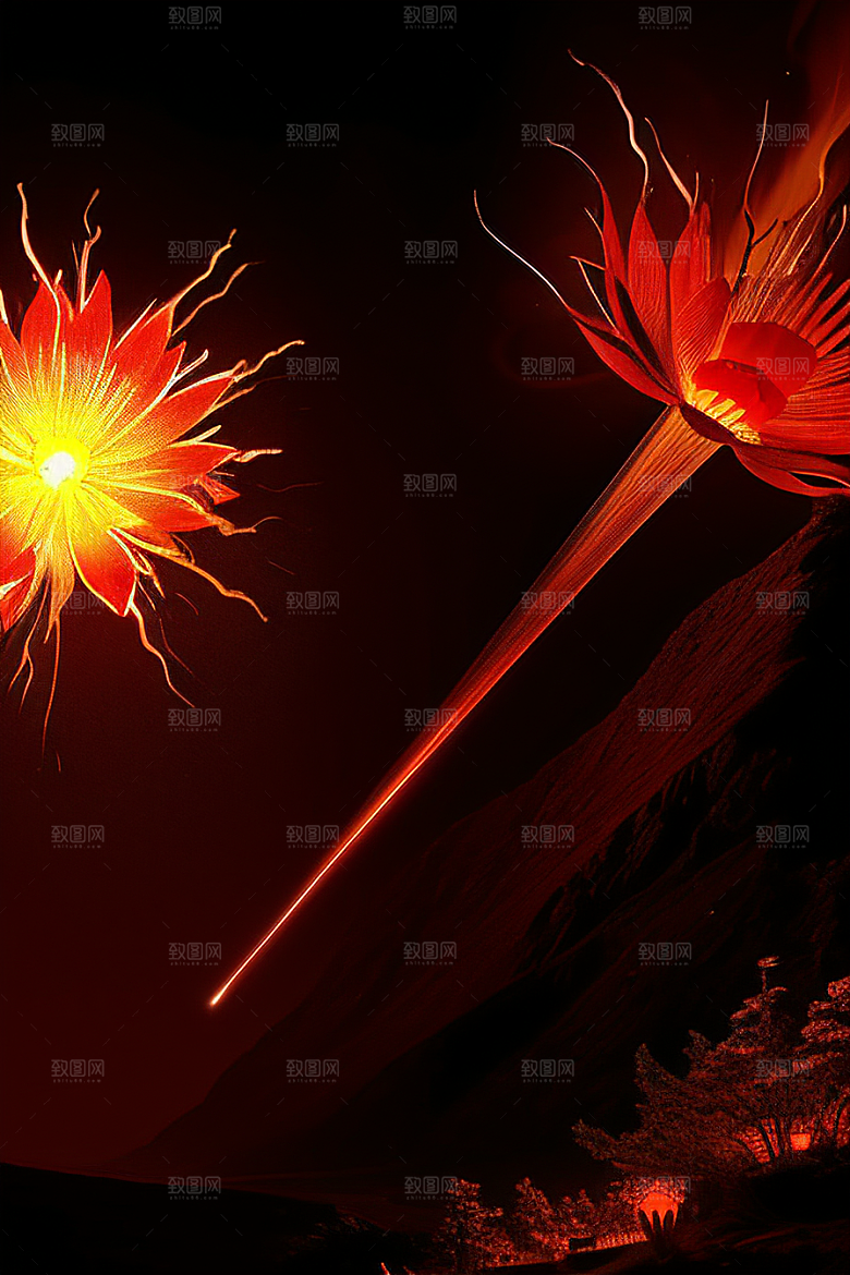 红莲光芒迷幻之焰