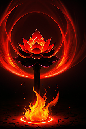 红莲光芒迷幻之焰