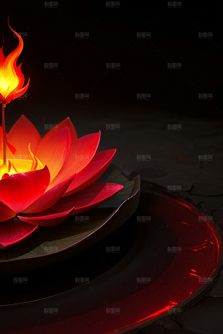 红莲光芒迷幻之焰